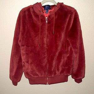 Forever 21 Burnt Orange zip up sweater